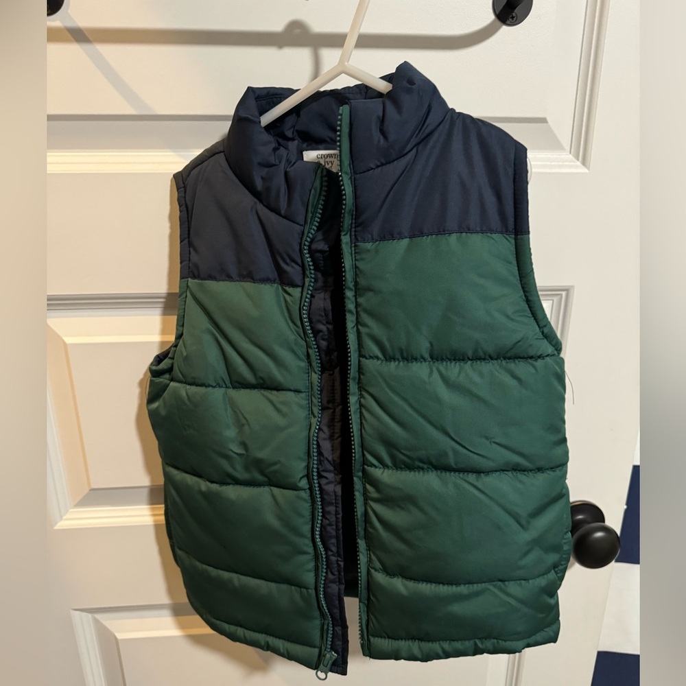 Boys Crown and Ivy Puffer Vest.